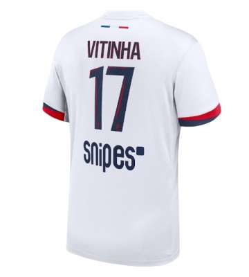 Paris Saint-Germain Vitinha #17 Segunda Equipación 2025-26 Manga Corta